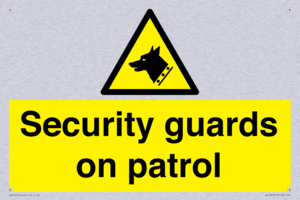 Security guards on patrol